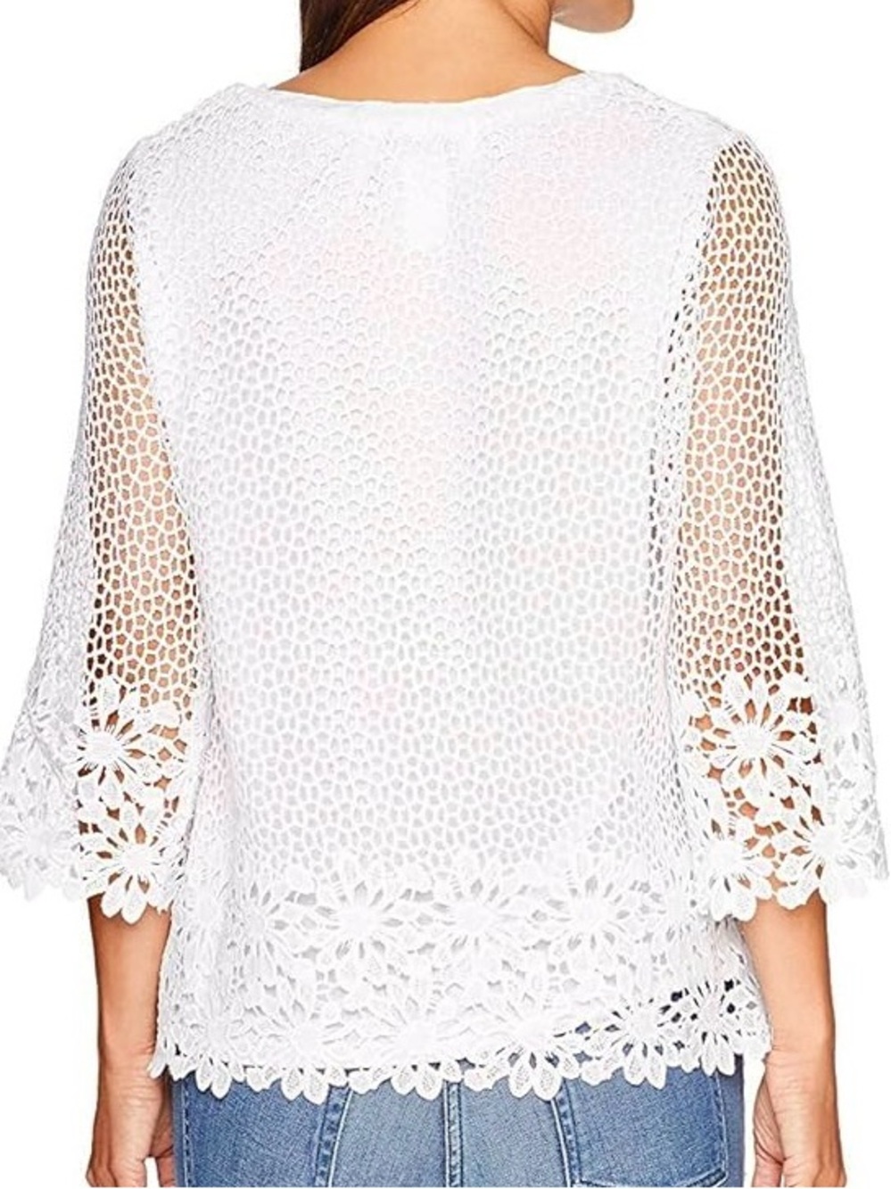 Alfred Dunner crochet top